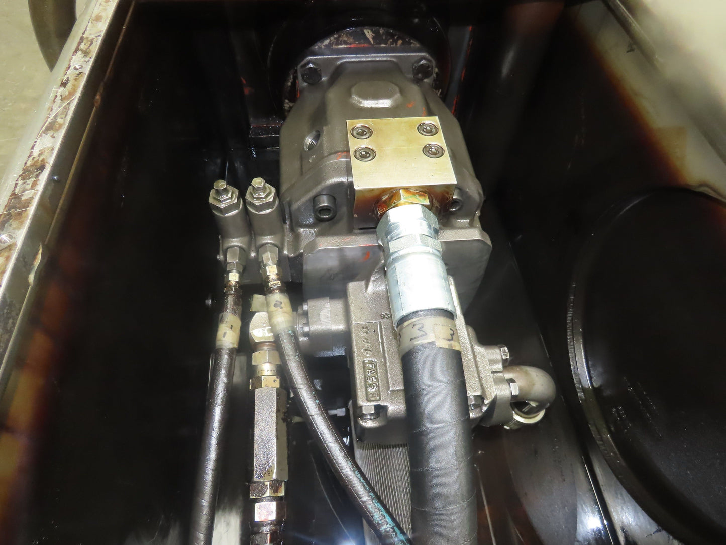 Rexroth AA10VS0140DFR1 Hydraulic Power Unit 60Hp 120 Gallon 230/460V 3Ph Pump