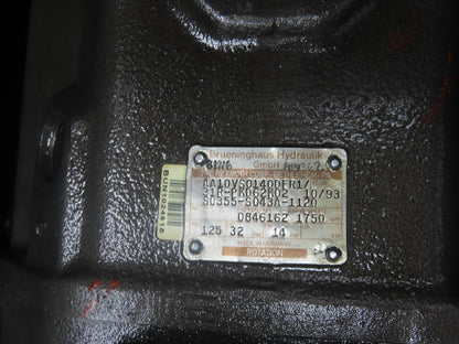 Rexroth AA10VS0140DFR1 Hydraulic Power Unit 60Hp 120 Gallon 230/460V 3Ph Pump