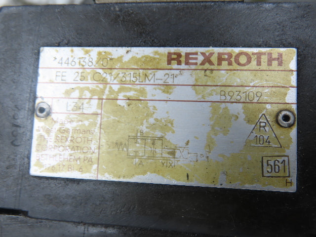 Rexroth AA10VS0140DFR1 Hydraulic Power Unit 60Hp 120 Gallon 230/460V 3Ph Pump