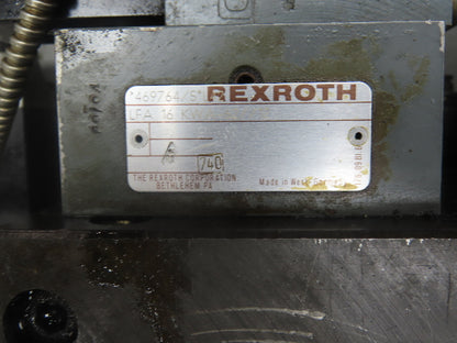 Rexroth AA10VS0140DFR1 Hydraulic Power Unit 60Hp 120 Gallon 230/460V 3Ph Pump