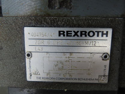 Rexroth AA10VS0140DFR1 Hydraulic Power Unit 60Hp 120 Gallon 230/460V 3Ph Pump