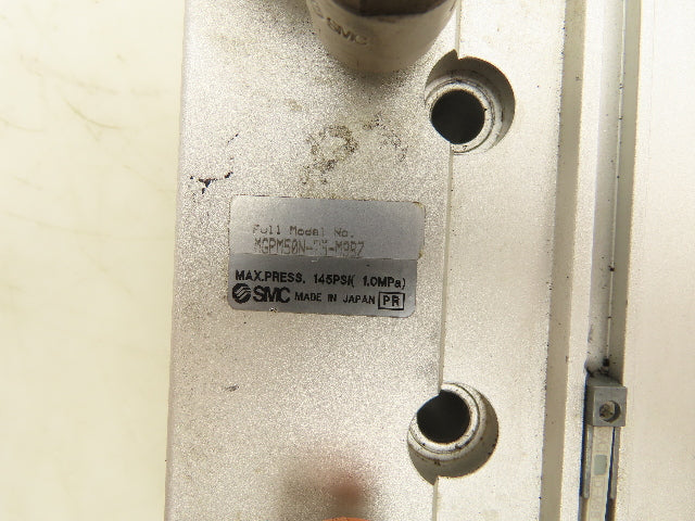 SMC MGPM50N-75-M9BZ Pneumatic Slide Bearing Guide Cylinder 50mm Bore 75mm Stroke