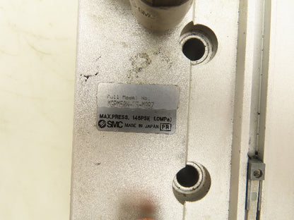 SMC MGPM50N-75-M9BZ Pneumatic Slide Bearing Guide Cylinder 50mm Bore 75mm Stroke