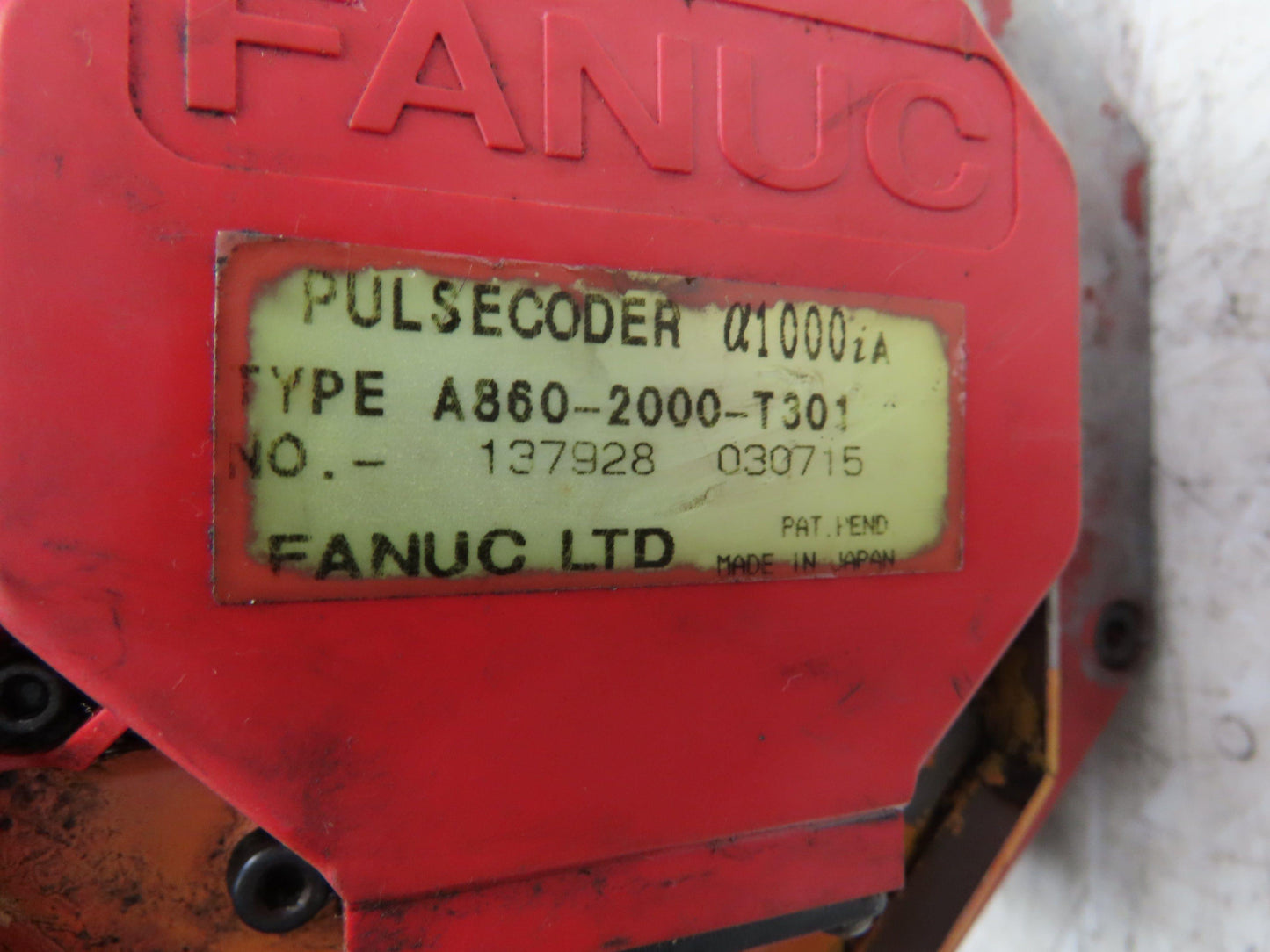 Fanuc A06B-0247-B100 AC Servo Motor 4kW 230V 3000 RPM 3PH Encoder A860-2000-T301
