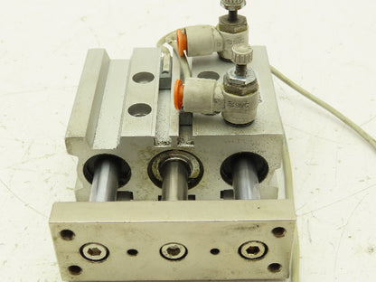 SMC MGPL20N-25-M9BZ Pneumatic Slide Bearing Guide Cylinder 20mm Bore 25mm Stroke
