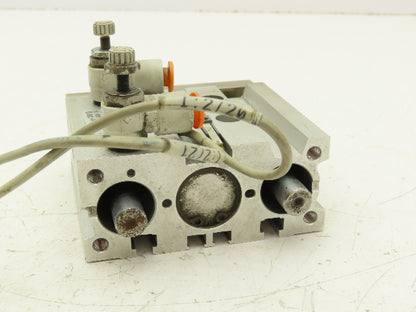 SMC MGPL20N-25-M9BZ Pneumatic Slide Bearing Guide Cylinder 20mm Bore 25mm Stroke