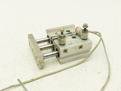 SMC MGPL20N-25-M9BZ Pneumatic Slide Bearing Guide Cylinder 20mm Bore 25mm Stroke
