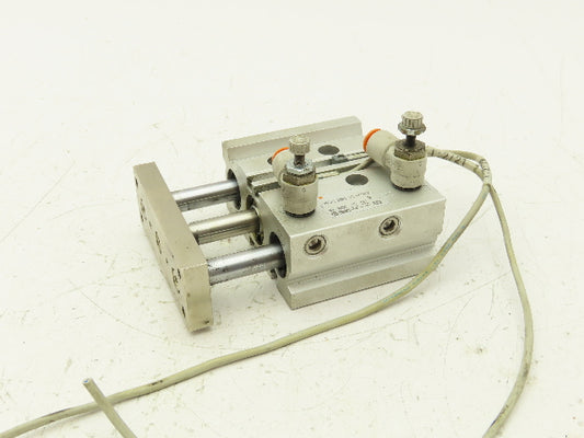 SMC MGPL20N-25-M9BZ Pneumatic Slide Bearing Guide Cylinder 20mm Bore 25mm Stroke