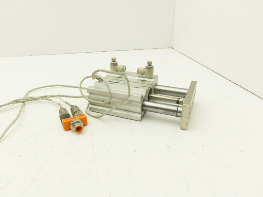 SMC MGPM25-50Z Pneumatic Slide Bearing Guide Cylinder 25mm Bore 50mm Stroke