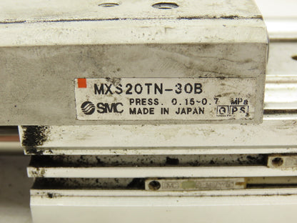 SMC MXS20TN-30B Pneumatic Air Slide Table Guide Cylinder 30mm Stroke