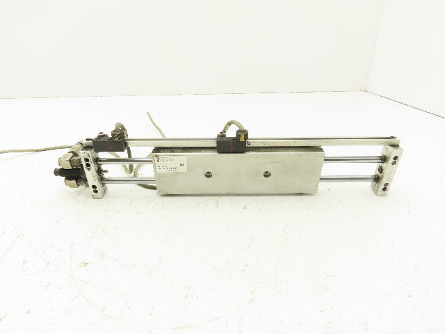 SMC NCDPX2N10-400B Pneumatic Air Slide Table Dual Rod Guide Cylinder 4" Stroke