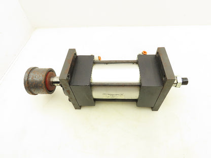 TRD Bimba TA-MF1D-3.25x3 Pneumatic Air Cylinder 3" Stroke Double Rod End