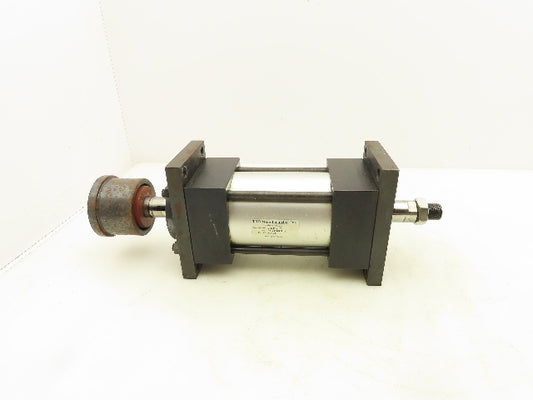 TRD Bimba TA-MF1D-3.25x3 Pneumatic Air Cylinder 3" Stroke Double Rod End