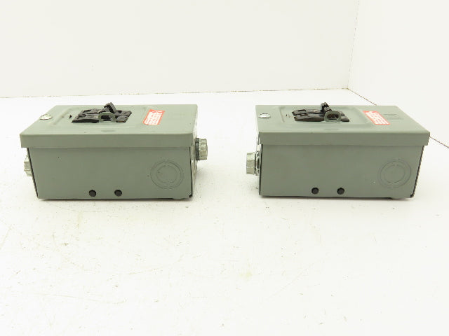 Square D Q02L30S Circuit Breaker Enclosure 30A 120/240V Lot of 2
