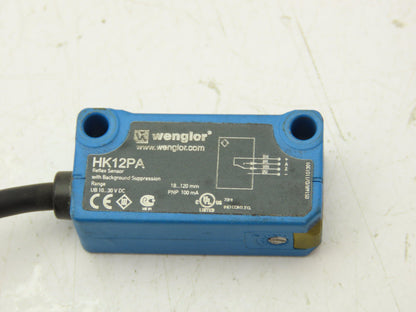 Wenglor HK12PA Photoelectric Reflex Sensor Switch 18-120mm Range 28" Cable