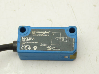 Wenglor HK12PA Photoelectric Reflex Sensor Switch 18-120mm Range 28" Cable