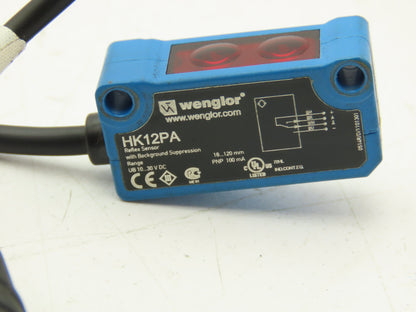 Wenglor HK12PA Photoelectric Reflex Sensor Switch 18-120mm Range 12" Cable