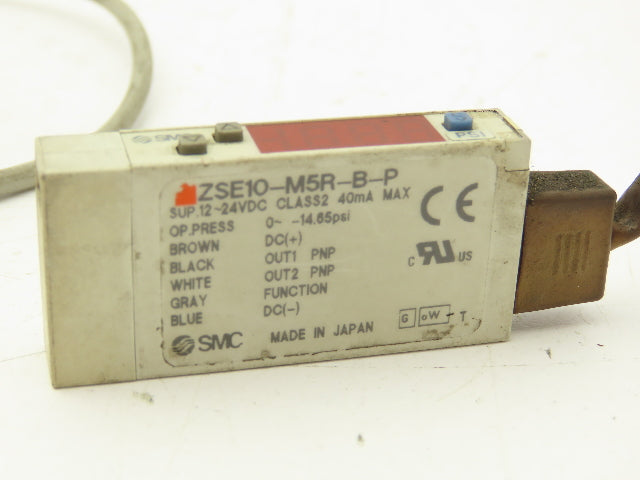 SMC ZSE10-M5R-B-P Digital Pressure Switch 12-24VDC
