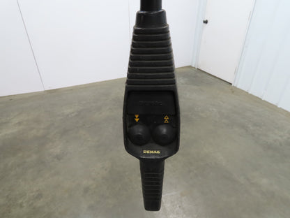 Demag Electric Chain Hoist 1/2 Ton 1000 LB 13' Travel 16/4 FPM 2 Speed 460V