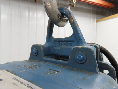 Demag Electric Chain Hoist 1/2 Ton 1000 LB 13' Travel 16/4 FPM 2 Speed 460V