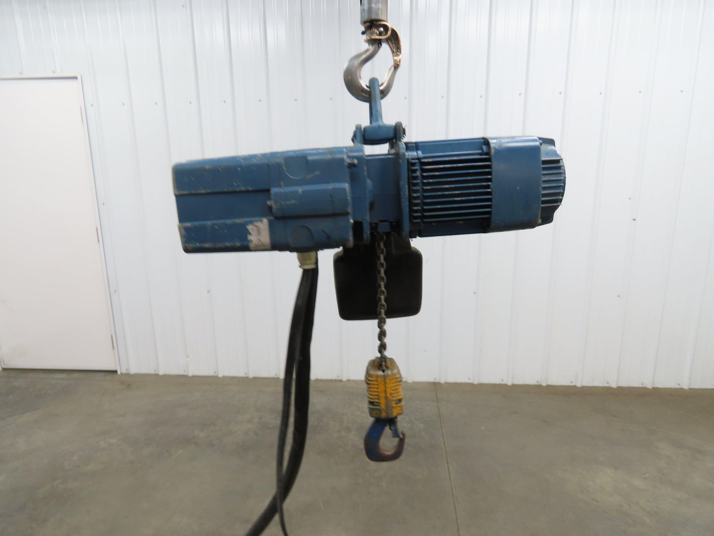 Demag Electric Chain Hoist 1/2 Ton 1000 LB 13' Travel 16/4 FPM 2 Speed 460V