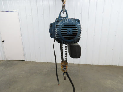 Demag Electric Chain Hoist 1/2 Ton 1000 LB 13' Travel 16/4 FPM 2 Speed 460V
