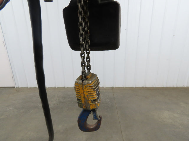 Demag Electric Chain Hoist 1/2 Ton 1000 LB 13' Travel 16/4 FPM 2 Speed 460V