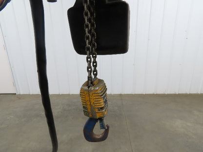 Demag Electric Chain Hoist 1/2 Ton 1000 LB 13' Travel 16/4 FPM 2 Speed 460V
