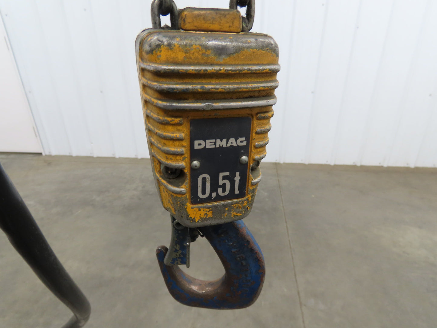 Demag Electric Chain Hoist 1/2 Ton 1000 LB 13' Travel 16/4 FPM 2 Speed 460V