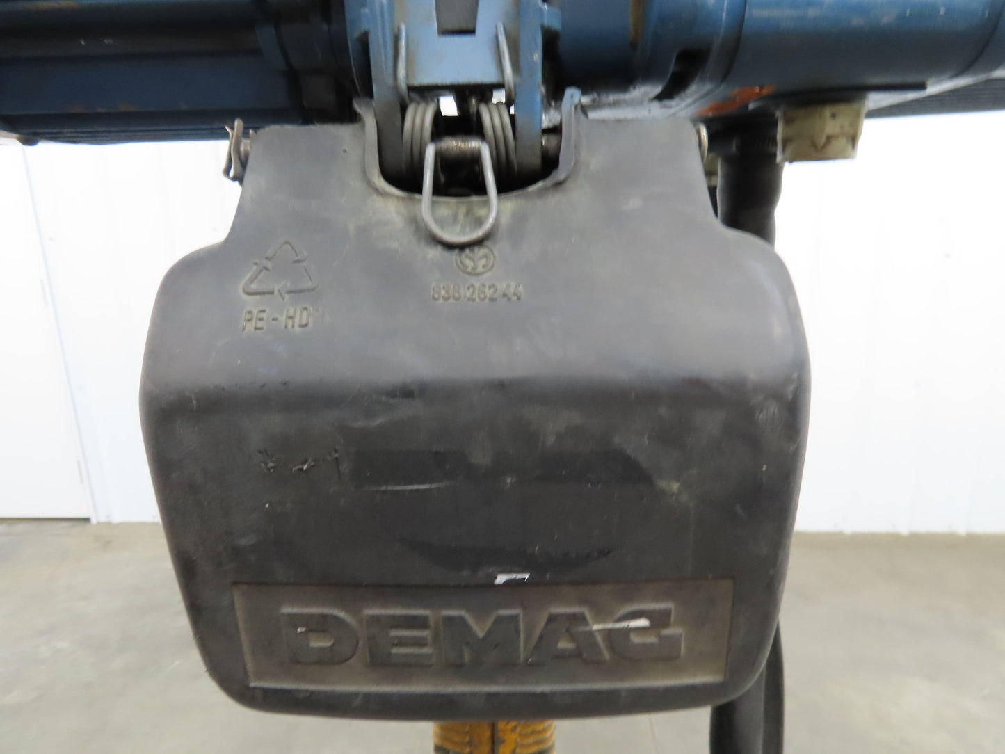 Demag Electric Chain Hoist 1/2 Ton 1000 LB 13' Travel 16/4 FPM 2 Speed 460V