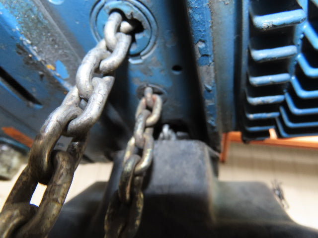 Demag Electric Chain Hoist 1/2 Ton 1000 LB 13' Travel 16/4 FPM 2 Speed 460V