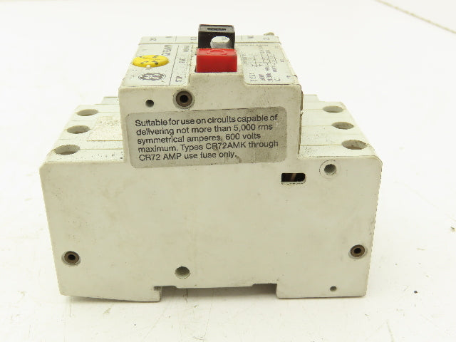 General Electric CR72AMN Manual Motor Starter Protector 600V 3PH Lot of 3