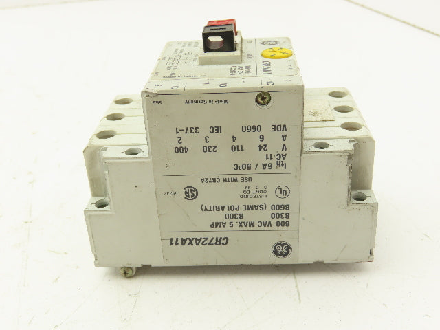 General Electric CR72AMN Manual Motor Starter Protector 600V 3PH Lot of 3