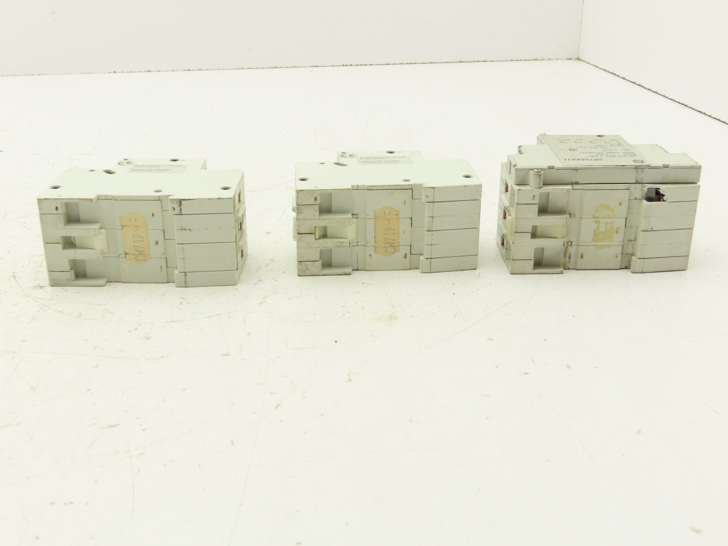 General Electric CR72AMN Manual Motor Starter Protector 600V 3PH Lot of 3