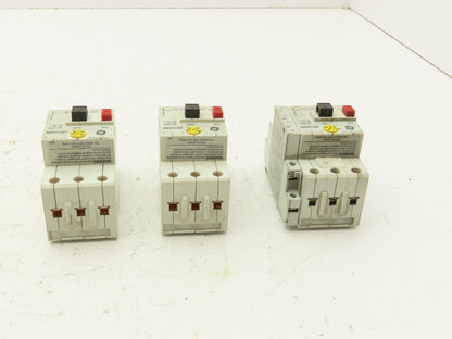 General Electric CR72AMN Manual Motor Starter Protector 600V 3PH Lot of 3