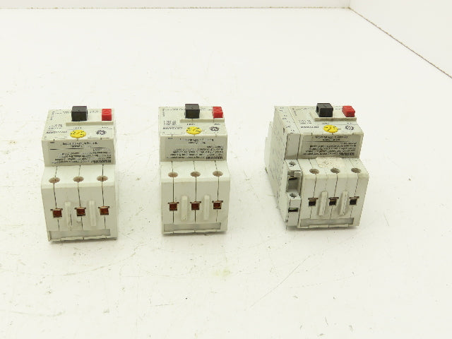 General Electric CR72AMN Manual Motor Starter Protector 600V 3PH Lot of 3