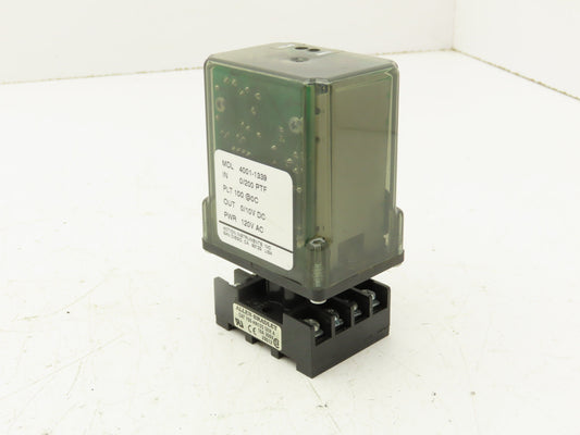 Action Instruments 4001-1339 Signal Conditioner Transmitter 120V 8-Pin Socket