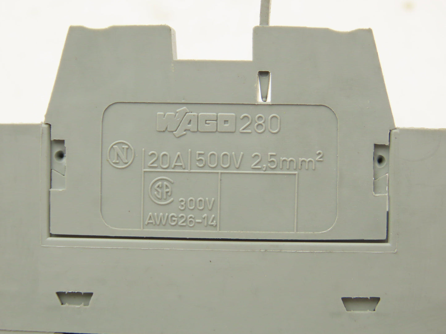 Wago 280 Terminal Block 20A 500V 2.5mm Lot of 20