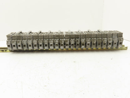 Entrelec MB10/22S Fuse Holder Terminal Block 30A 600V 6mm Lot of 22