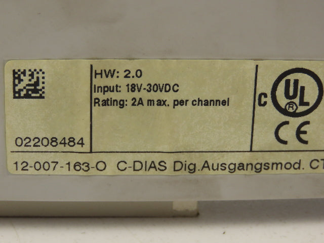 Sigmatek 12-008-163-O 12-008-163-O C-Dias Digital Input Module CDM 163 Lot of 3