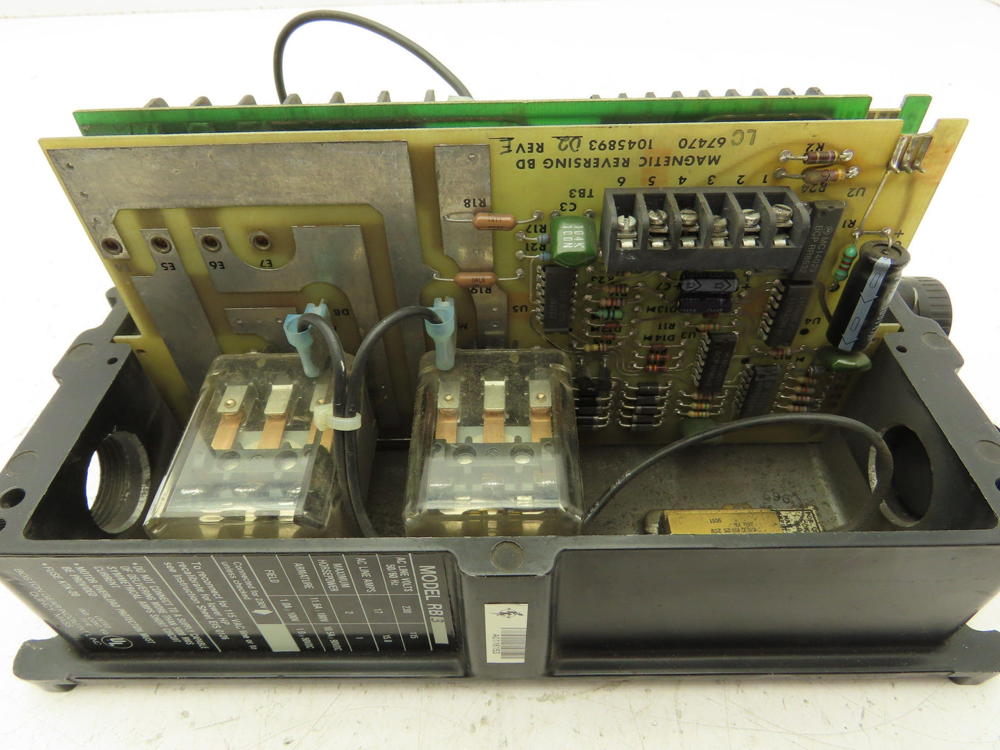 Boston Gear RB3 DC Motor Speed Controller 90/180V 1-2HP