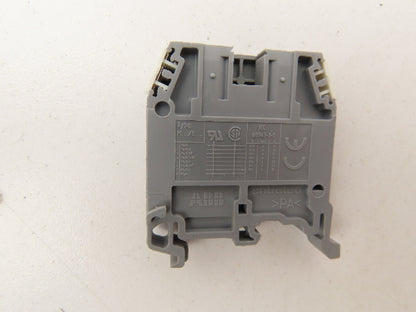 ABB Entrelec M4/6 Blue Terminal Block 48" DIN Rail Strip  Lot of 120