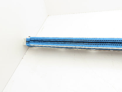 ABB Entrelec M4/6 Blue Terminal Block 48" DIN Rail Strip  Lot of 120