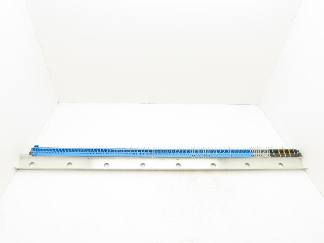 ABB Entrelec M4/6 Blue Terminal Block 48" DIN Rail Strip  Lot of 120