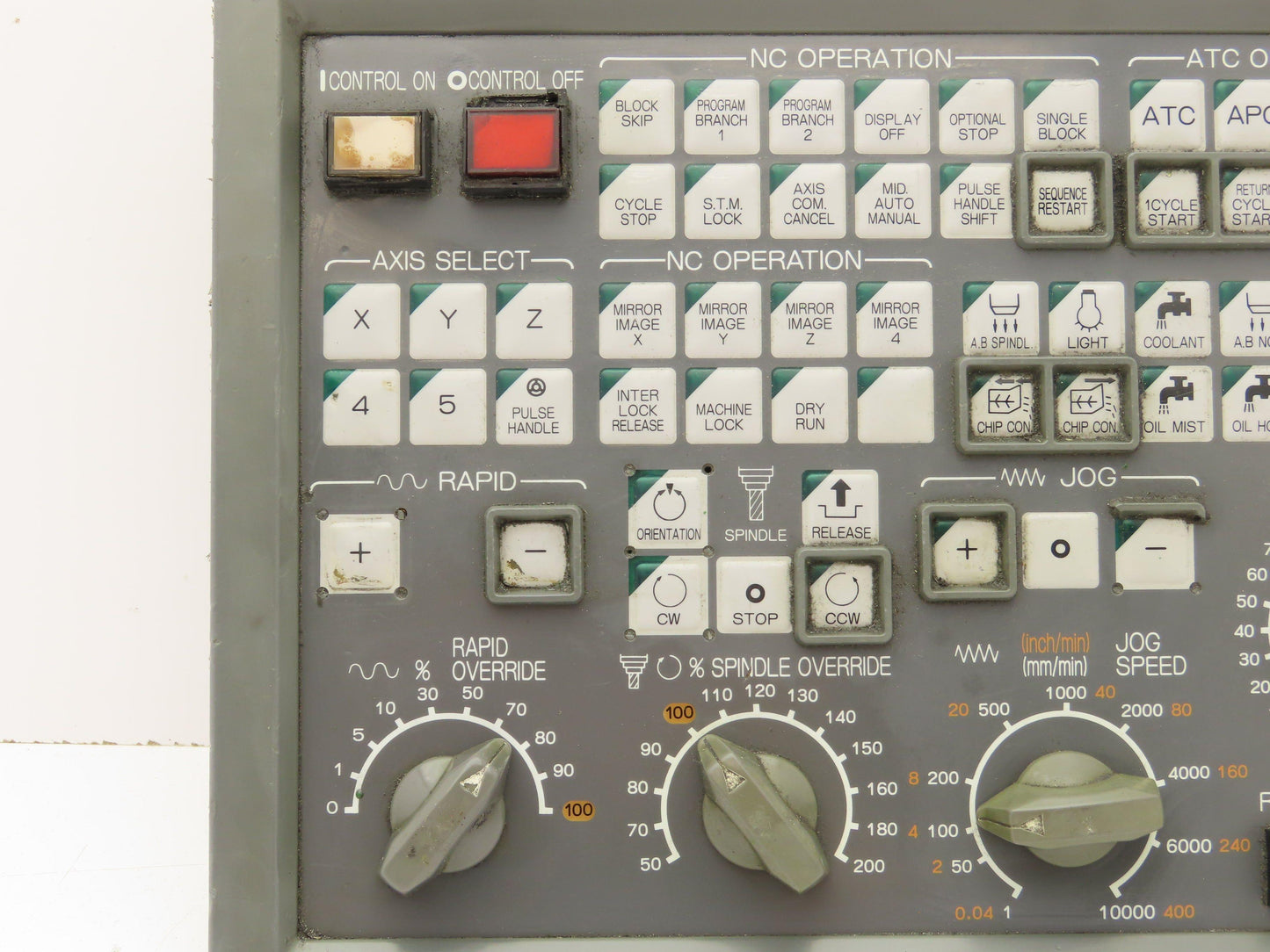 Okuma E0105-566-103-2 MPN7000 M-S HMI Operator Control Panel