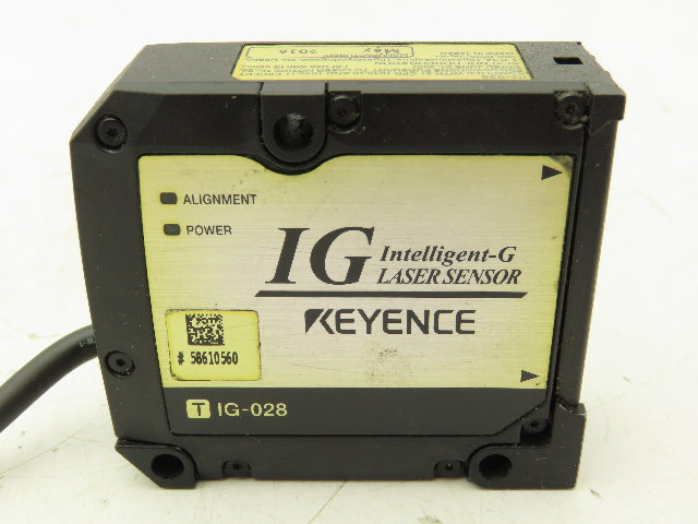 Keyence TIG-028 Intelligent-G Laser Sensor Transmitter