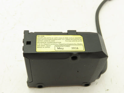 Keyence TIG-028 Intelligent-G Laser Sensor Transmitter