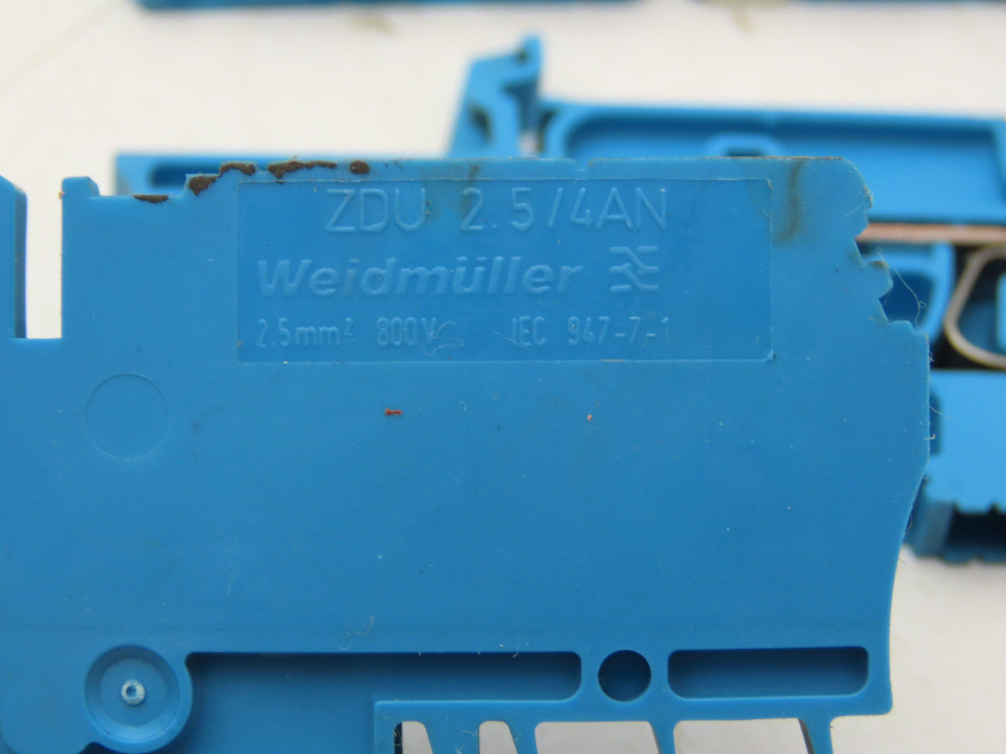 Weidmuller 2.5/4AN Terminal Block 800V 2.5mm Lot of 42