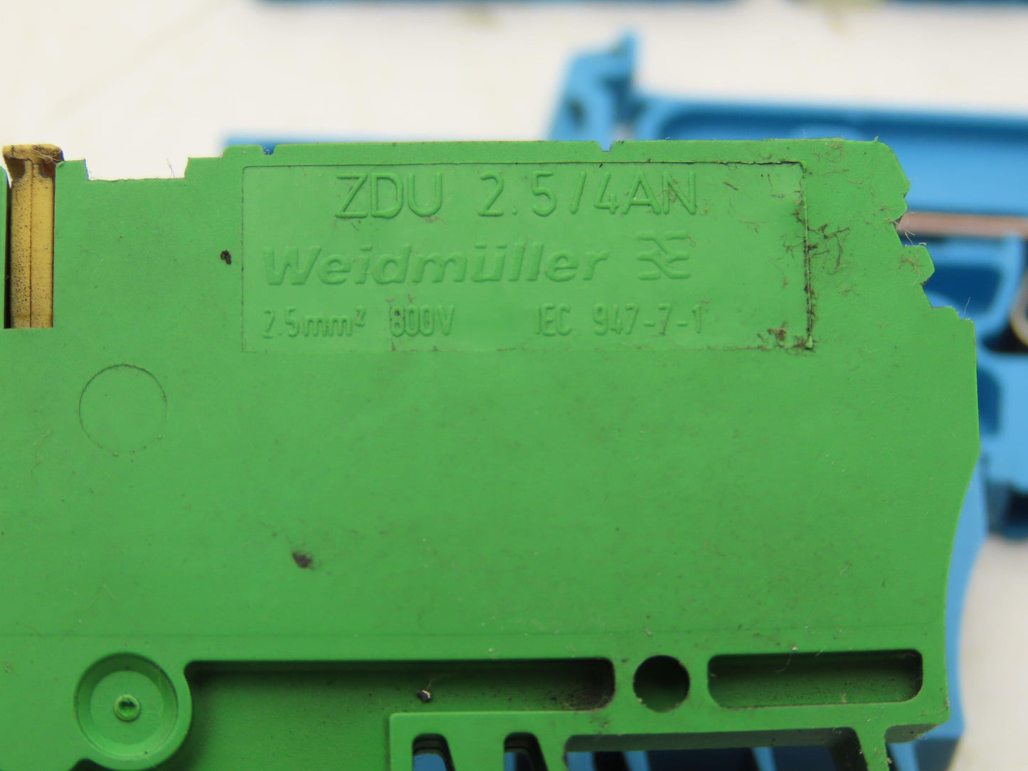 Weidmuller 2.5/4AN Terminal Block 800V 2.5mm Lot of 42