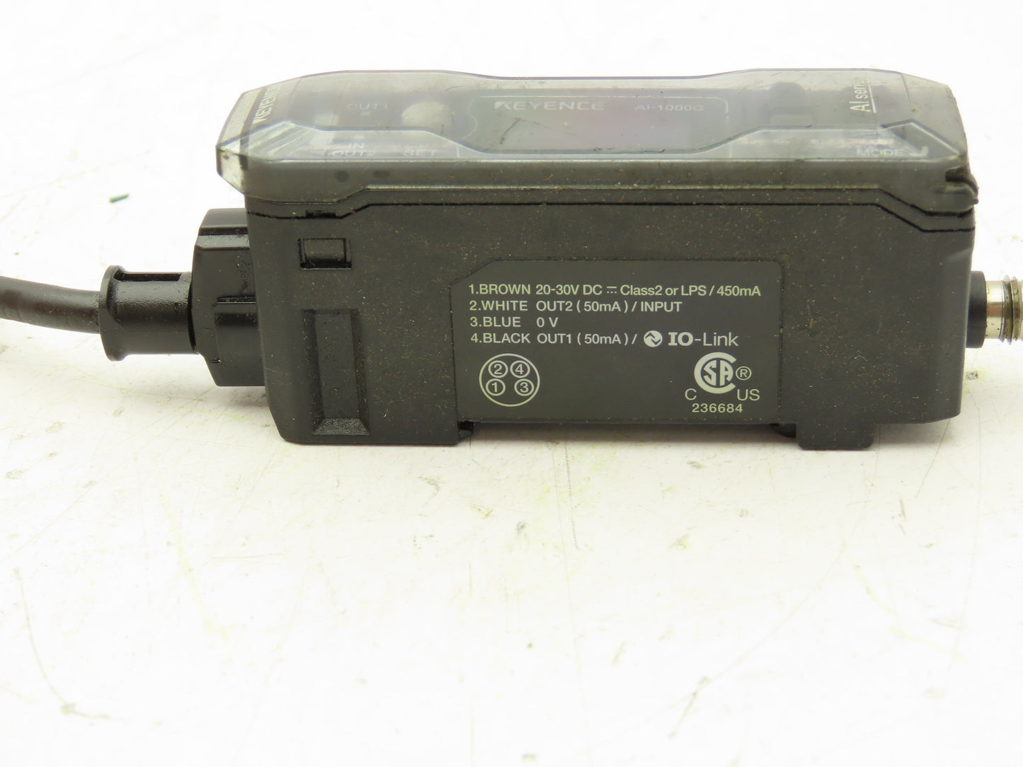 Keyence AI-1000C Amplifier Vision Pattern Matching Sensor